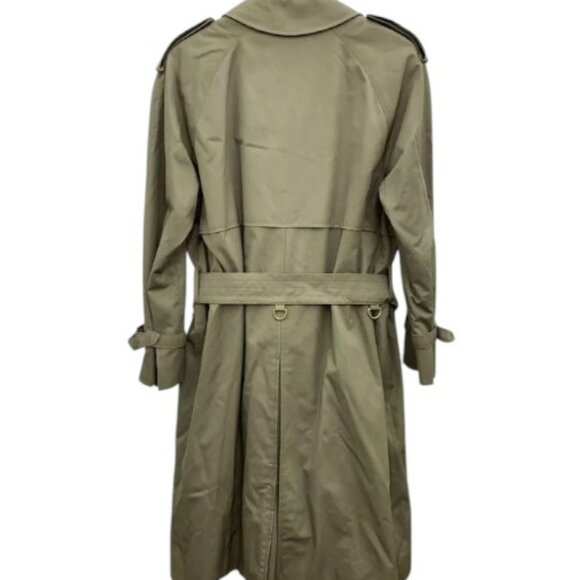 Aquascutum light green trench coat size M - Picture 3 of 5